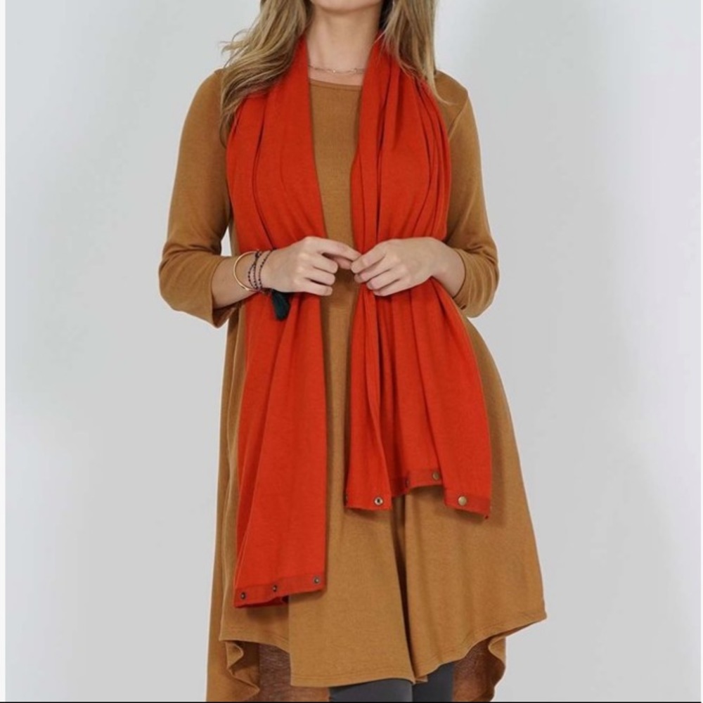 Copper Convertible Wrap Scarf